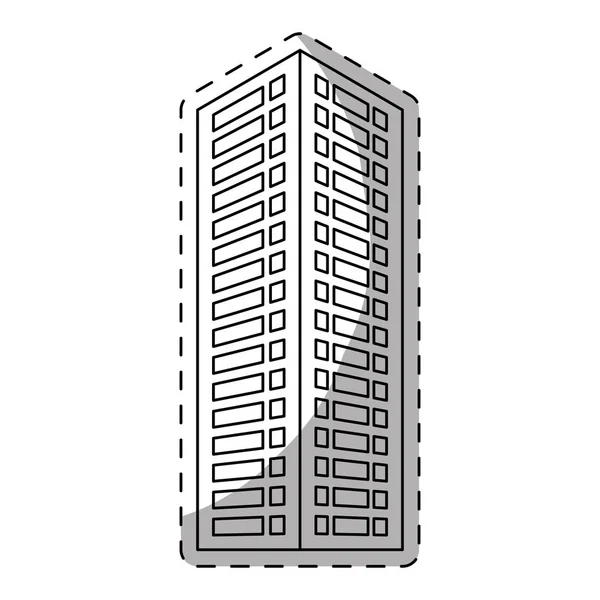 Imagem ícone de construção da cidade — Vetor de Stock
