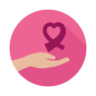 Pembe kurdele kalp şekli elde