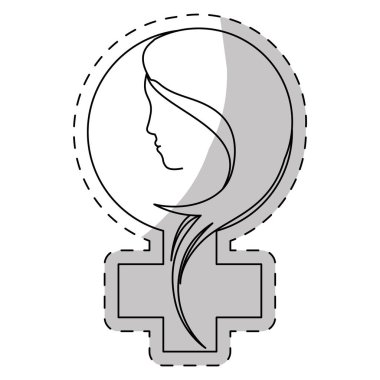 Kontur meme kanseri pruva kadınla