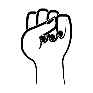 Kara el weilding kadın savunma