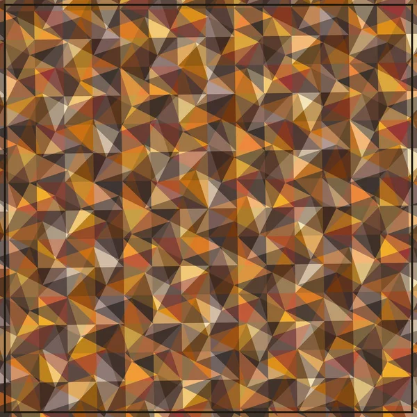 Bruin abstracte geometrische achtergrondpatroon — Stockvector