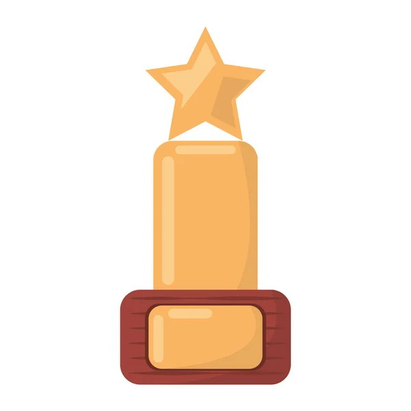 Prêmio troféu indústria cinematográfica — Vetor de Stock