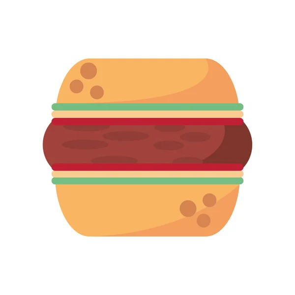 Burger fast food movie tasty — Stock Vector