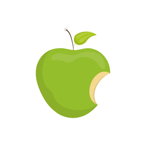 Deliciosa fruta de maçã — Vetor de Stock