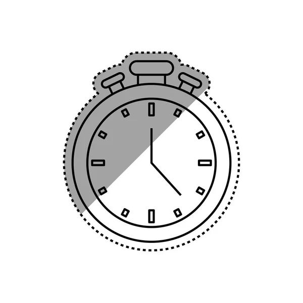 Ізольована таймер годинник — стоковий вектор