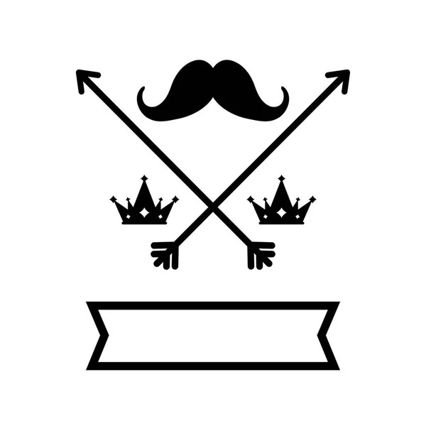 Hipster-Lifestyle-Symbol — Stockvektor