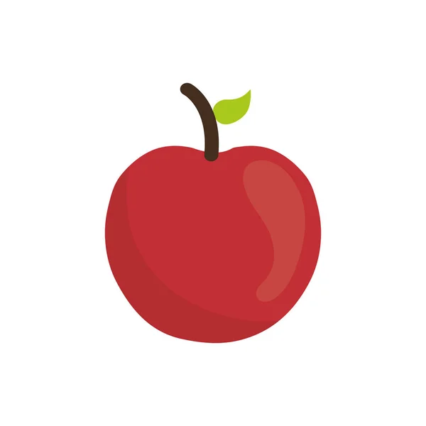 Сочные яблочные фрукты — стоковый вектор