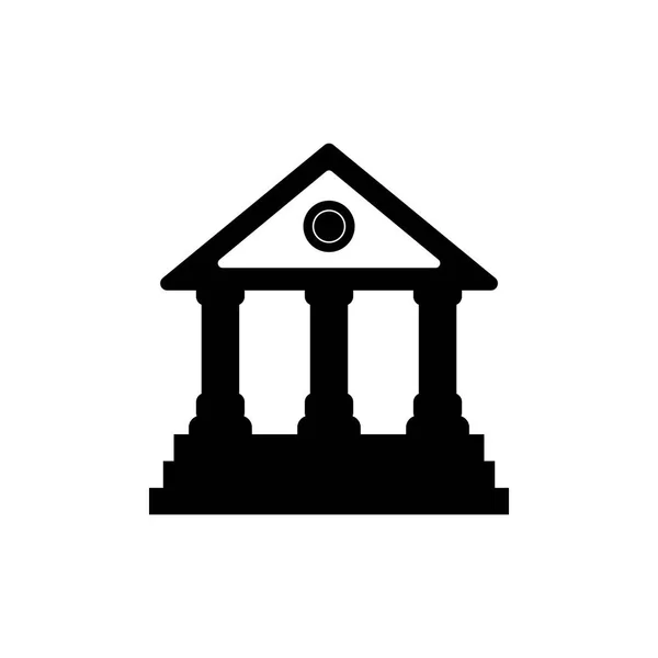 Símbolo do edifício universitário — Vetor de Stock