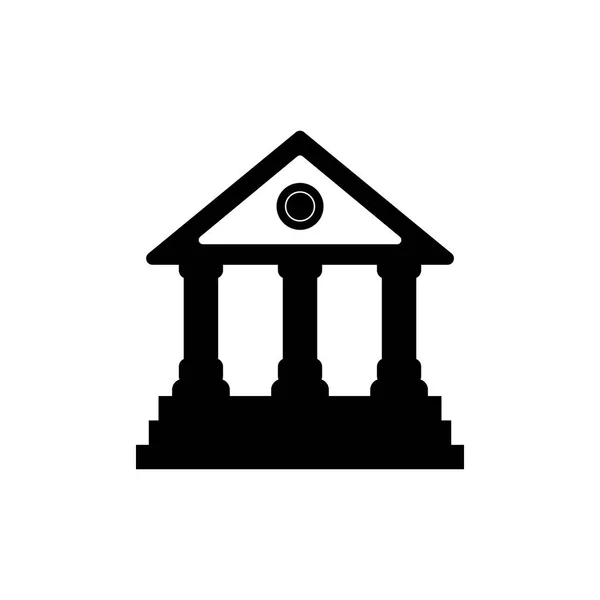 Universitet byggnaden symbol — Stock vektor