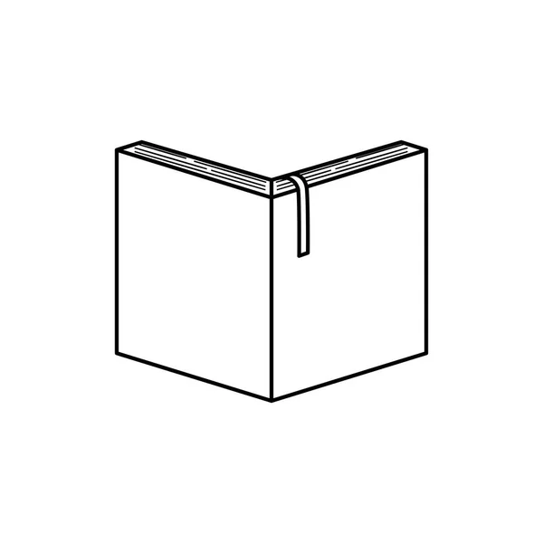 Éducation à la bibliothèque — Image vectorielle
