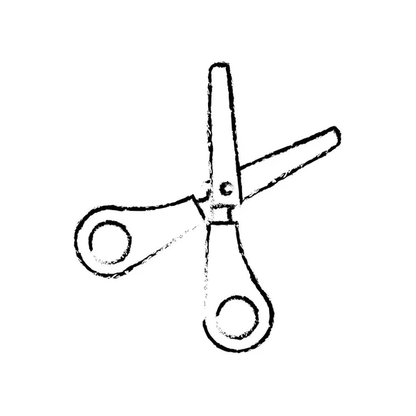 Utensilio de la escuela de tijera — Archivo Imágenes Vectoriales