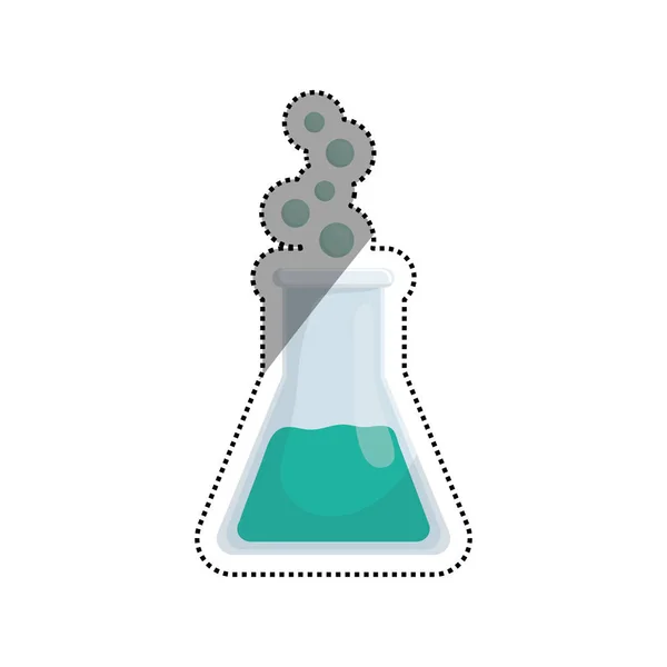 Flacon chimie isolé — Image vectorielle