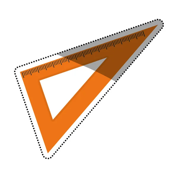 Set vierkante liniaal — Stockvector