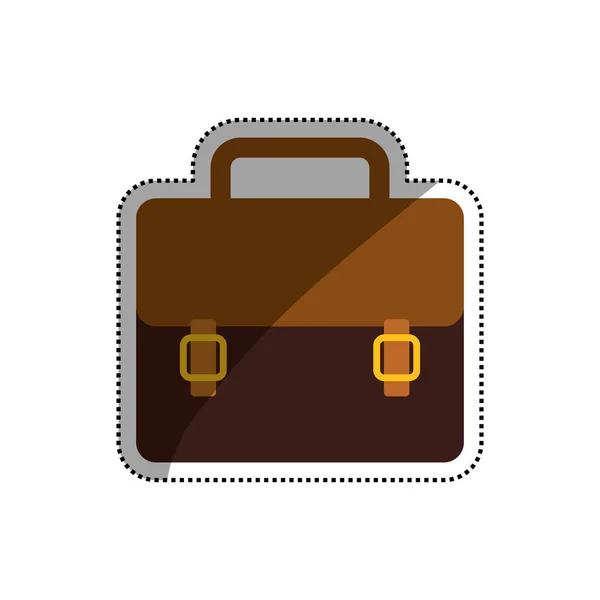 Business briefcase isolated — Stock Vector
