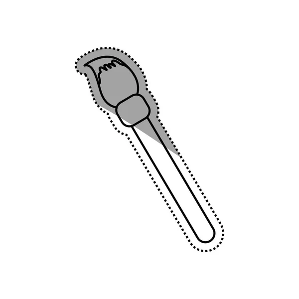 고립 된 브러쉬 페인트 — 스톡 벡터