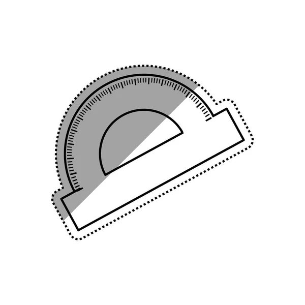 分度器角度計 — ストックベクタ