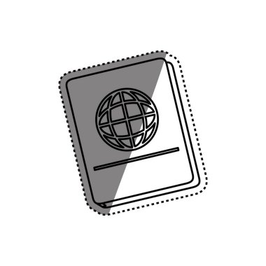 İzole pasaport seyahat