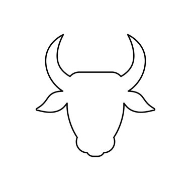 Sığır eti yemek siluet