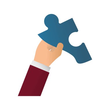 Bir bulmacayı tutan el