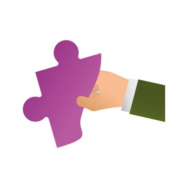 Bir bulmacayı tutan el