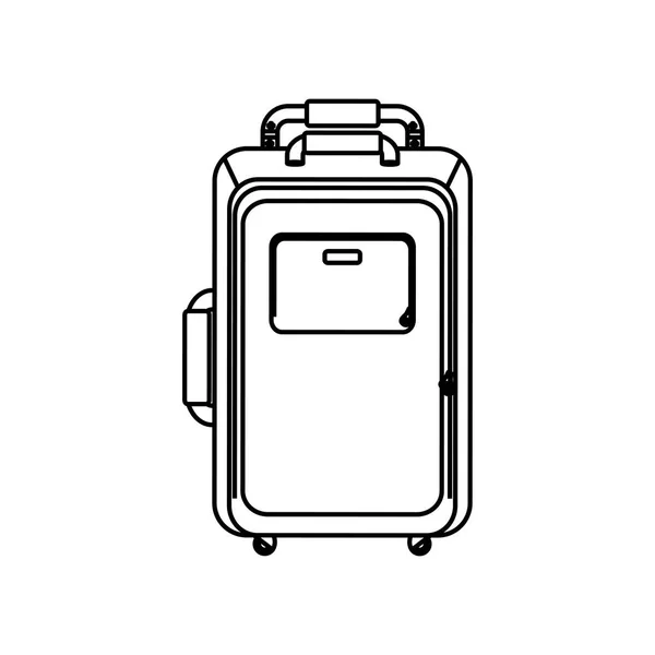 Подорож валізу ізольовані — стоковий вектор