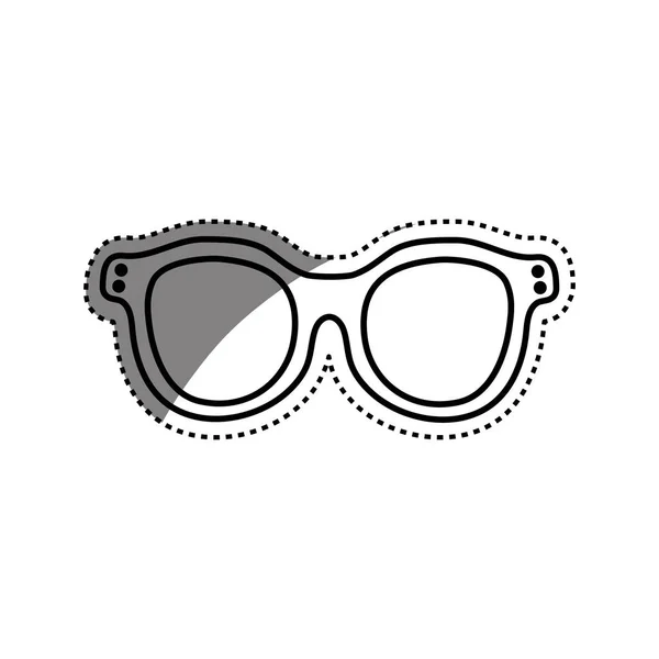 Vintage fashion bril — Stockvector