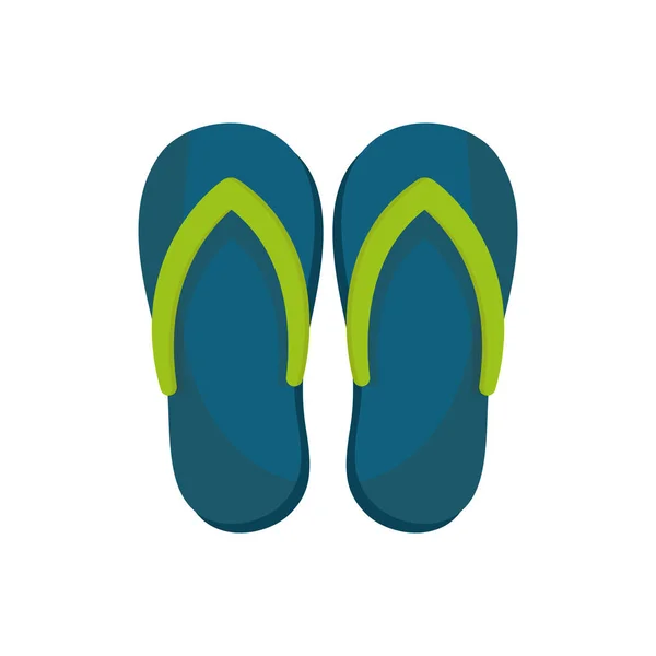 Sandalen mit Flip-Flops — Stockvektor