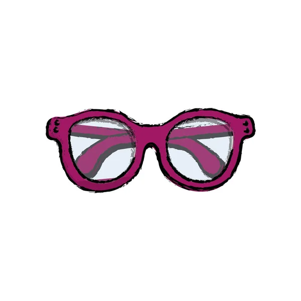 Vintage fashion glasses — Stock Vector
