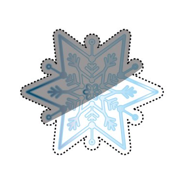 Kar tanesi kış sembolü