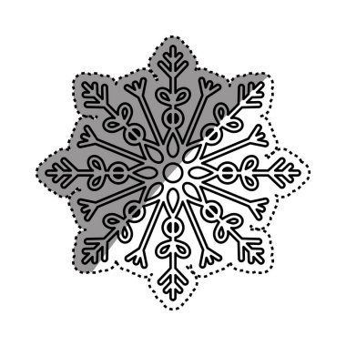 Kar tanesi kış sembolü