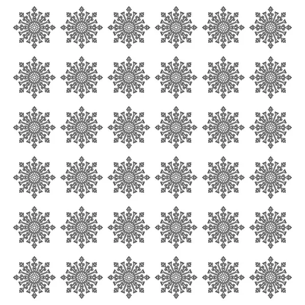 Flocon de neige hiver symbole — Image vectorielle