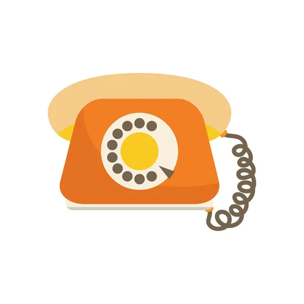 Vintage telephone communication — Stock Vector