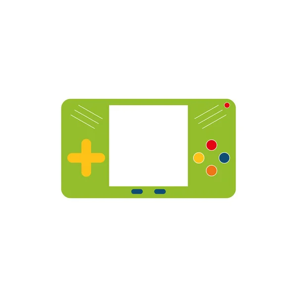 Portable videogame console — Stock Vector