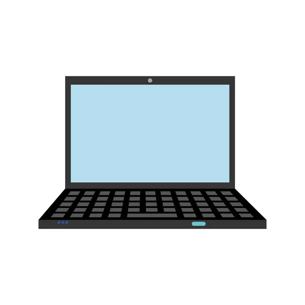 Laptop pc tecnologia —  Vetores de Stock