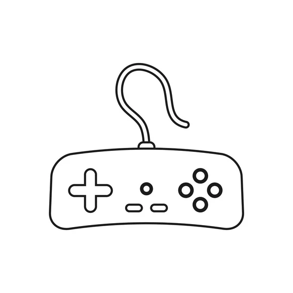 İzole konsol gamepad — Stok Vektör