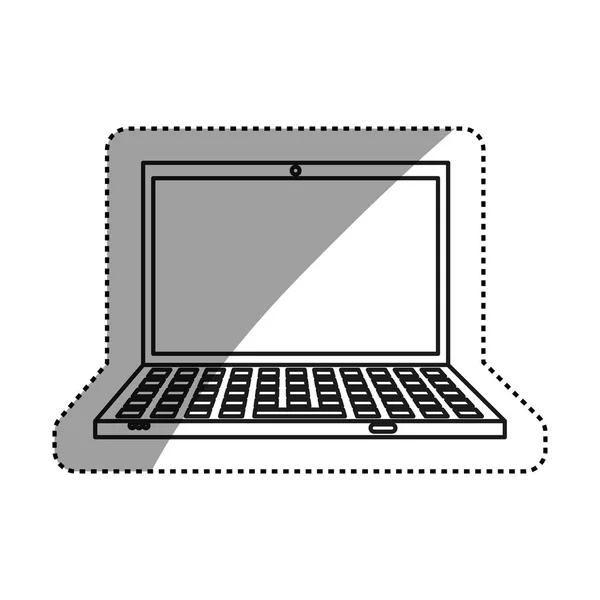 Laptop pc-technologie — Stockvector