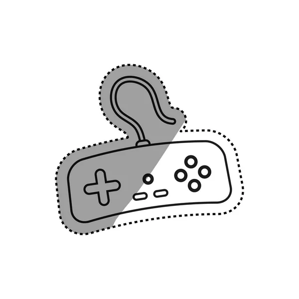 Consola gamepad aislado — Vector de stock