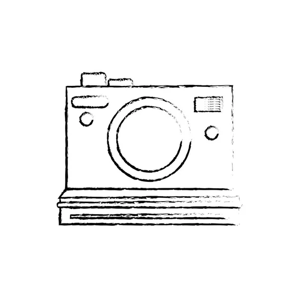 Fotocamera fotografica vintage — Vettoriale Stock