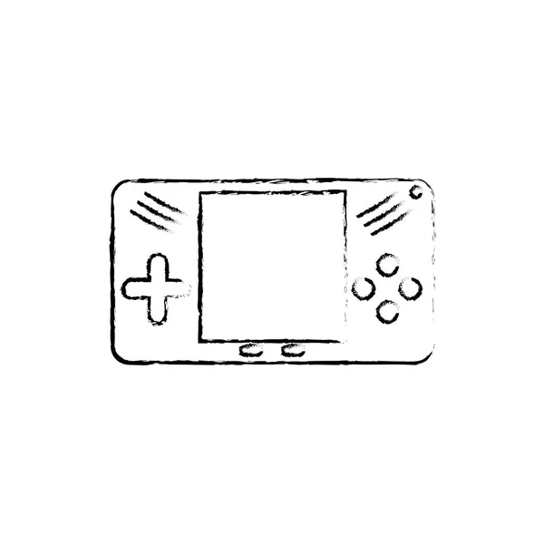 Console portatile per videogiochi — Vettoriale Stock