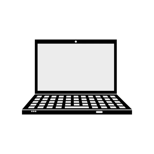 Ноутбук технологии ПК — стоковый вектор