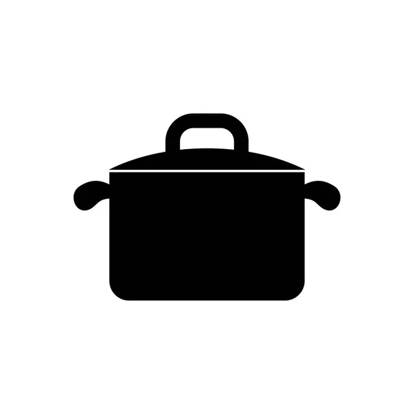 Cucina pentola isolata — Vettoriale Stock