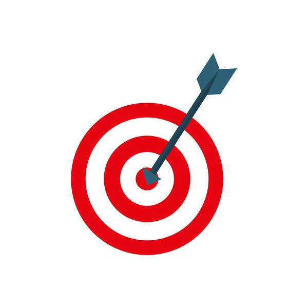 Target dartboard symbol — Stock Vector