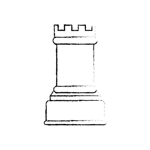 Concetto di gioco degli scacchi — Vettoriale Stock