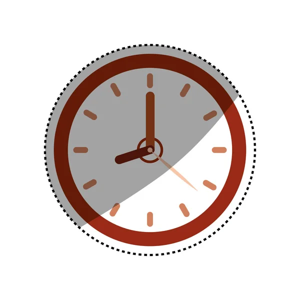 격리 된 시간 시계 — 스톡 벡터