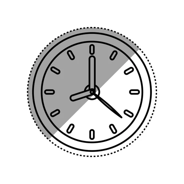 Isolated time clock — Stock Vector