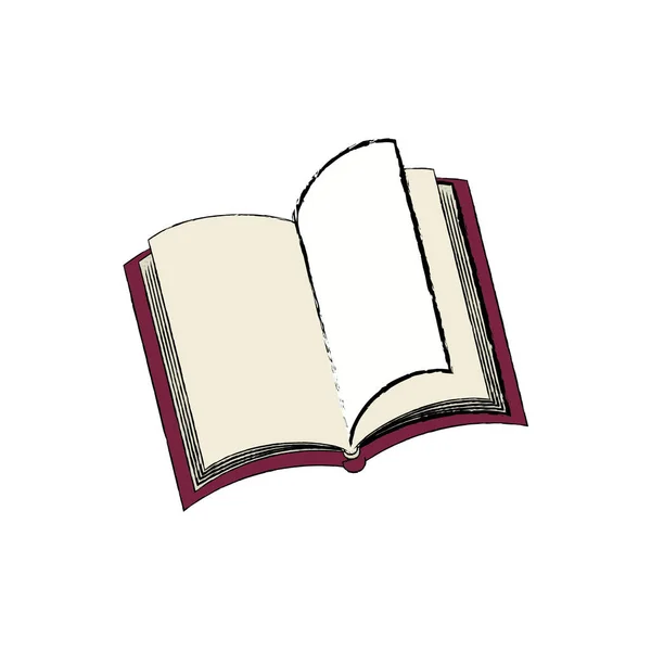 Książki Biblioteka edukacji — Wektor stockowy