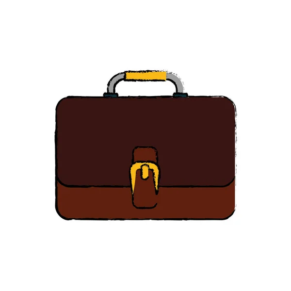 Isolated business briefcase — Stock Vector