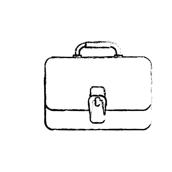İzole iş evrak çantası — Stok Vektör