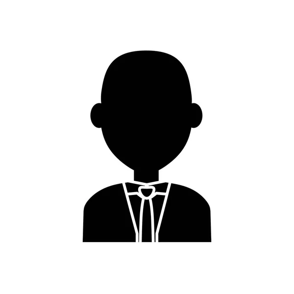 Profil de l'homme d'affaires — Image vectorielle
