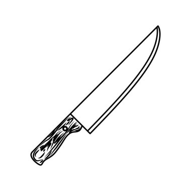 şekil bıçak aşçı simge görüntüsü